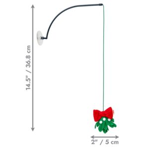 Holiday Teaser Connects Window Mistletoe