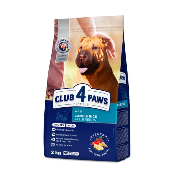 CLUB4PAWS Adult All Breeds Αρνί & Ρύζι