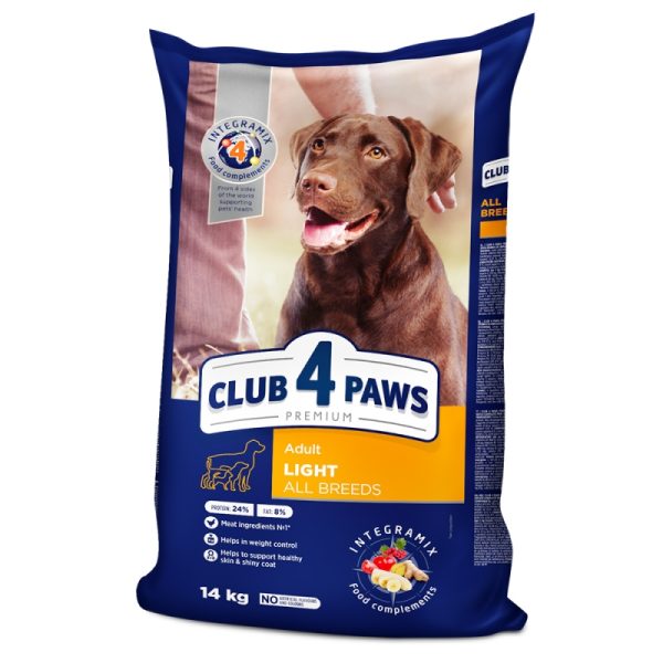 CLUB4PAWS Adult Light All Breeds Κοτόπουλο 14Kg