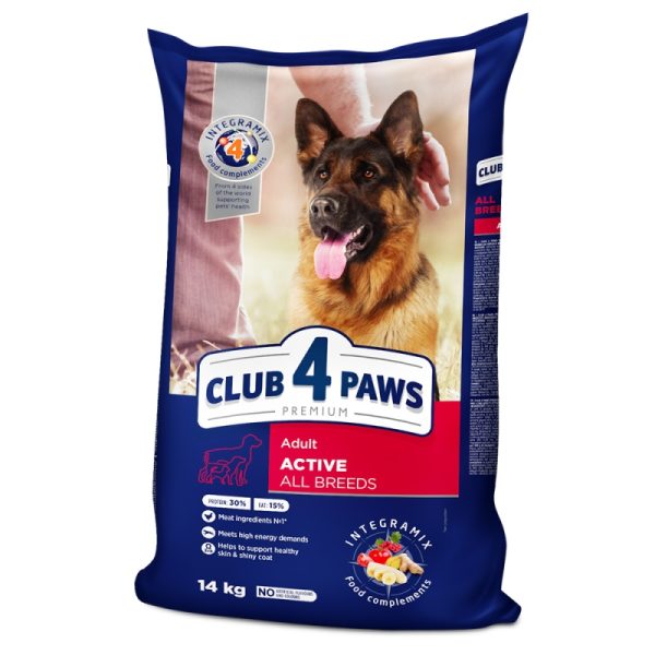 CLUB4PAWS Adult Active All Breeds 14Kg