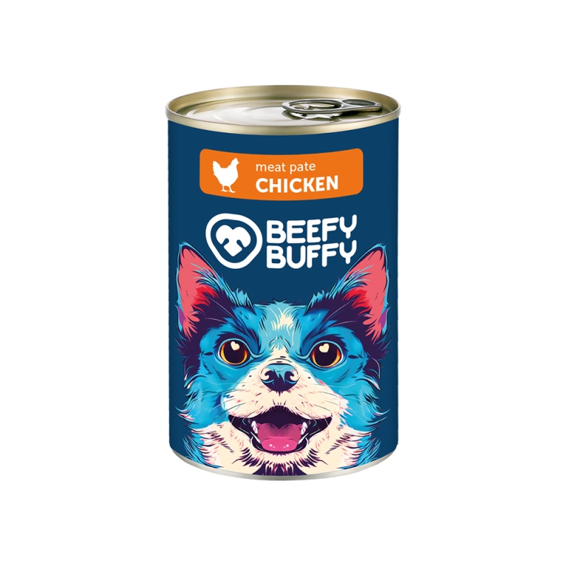 BEEFY BUFFY Κονσερβες Σκυλου Πατε