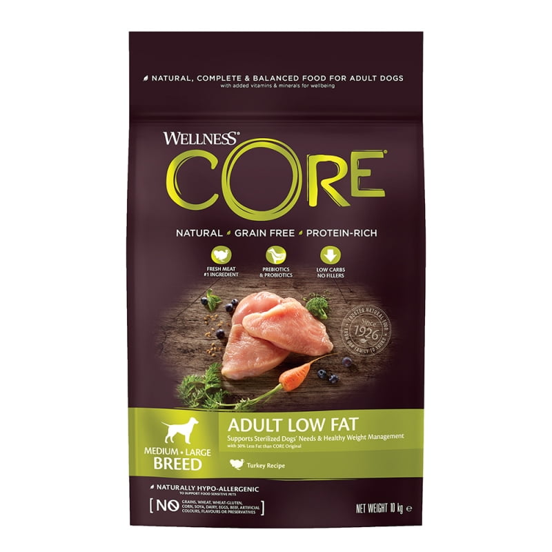 Adult Low Fat Medium-Large Breed - 10Kg, Γαλοπούλα