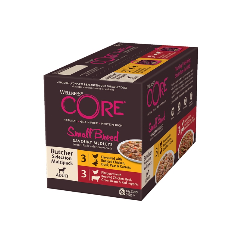 Home-n 10 CORE - Small Breed Savoury Medleys 6x85gr
