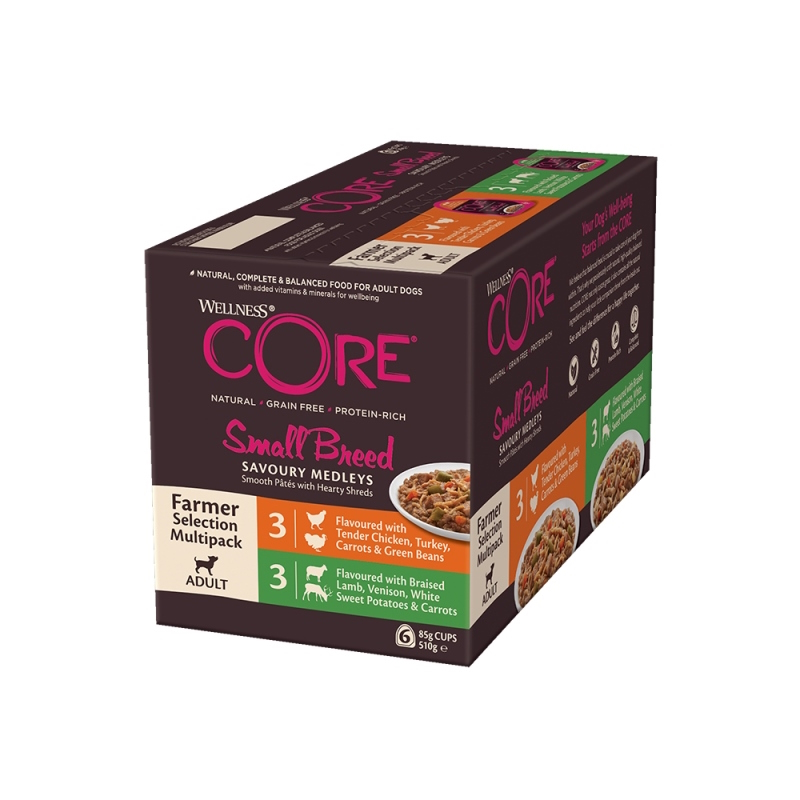 Home-n 9 CORE - Small Breed Savoury Medleys 6x85gr