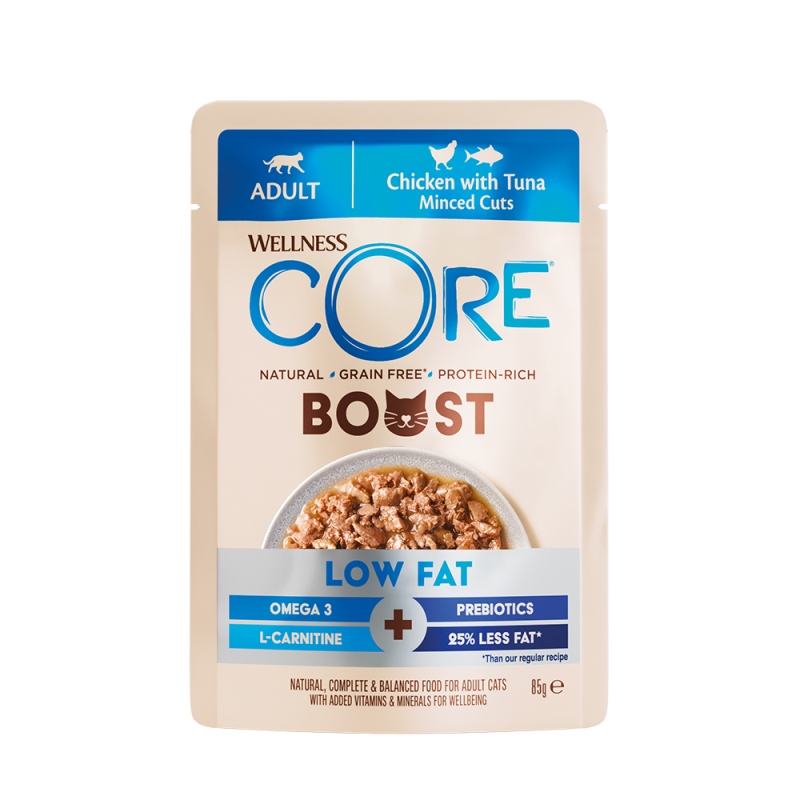 CORE BOOST Με Κοτόπουλο και Τόνος - Χαμηλή περιεκτικότητα σε λιπαρά