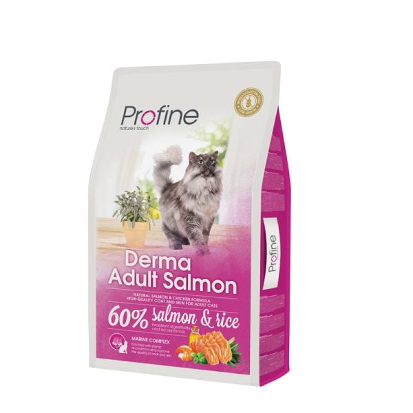 Profine Cat Derma Σολομός & Ρύζι