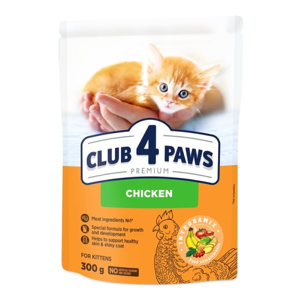 CLUB4PAWS Kitten με Κοτόπουλο