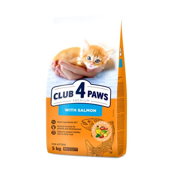 CLUB4PAWSKitten με Σολομό 5Kg