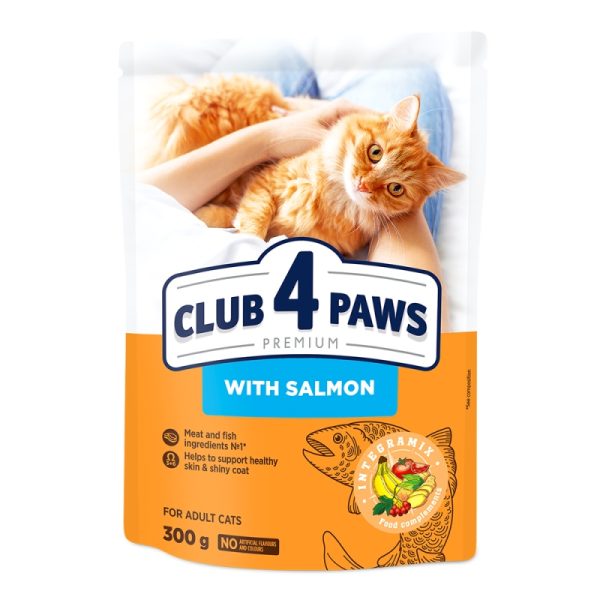 CLUB4PAWS Adult με Σολομό