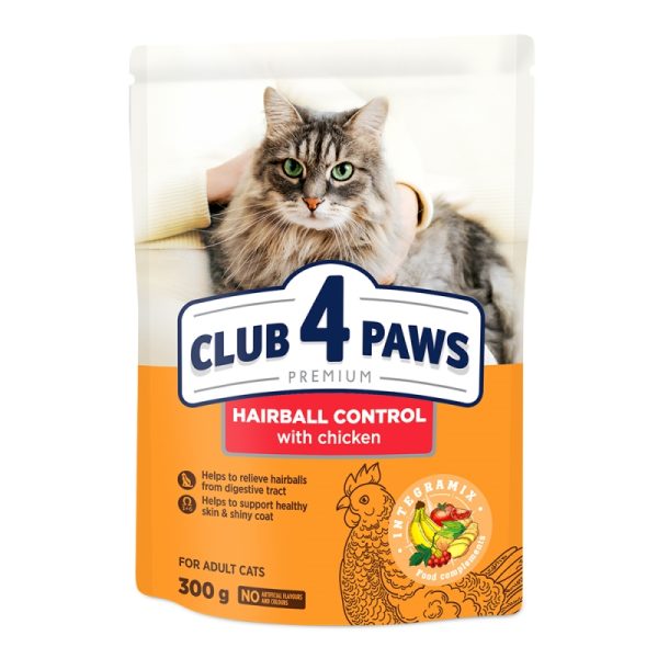 CLUB4PAWS Hairball με Κοτόπουλο