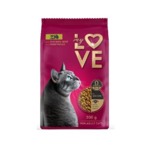 Petline's - Home 7 MY LOVE Τροφή για ενήλικες γάτες με κοτόπουλο, βοδινό και λαχανικά
