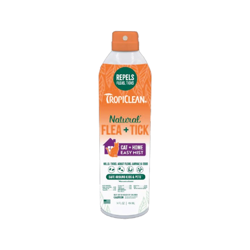 Flea & Tick Easy Mist Spray for cats and home 414ml