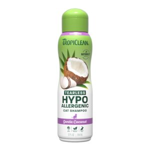 Tearless Hypoallergenic Cat Shampoo με καρύδα και αλόη