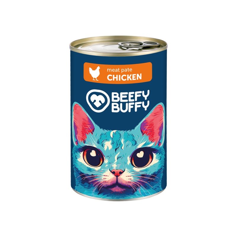 BEEFY BUFFY Κονσερβες Γατας Πατε