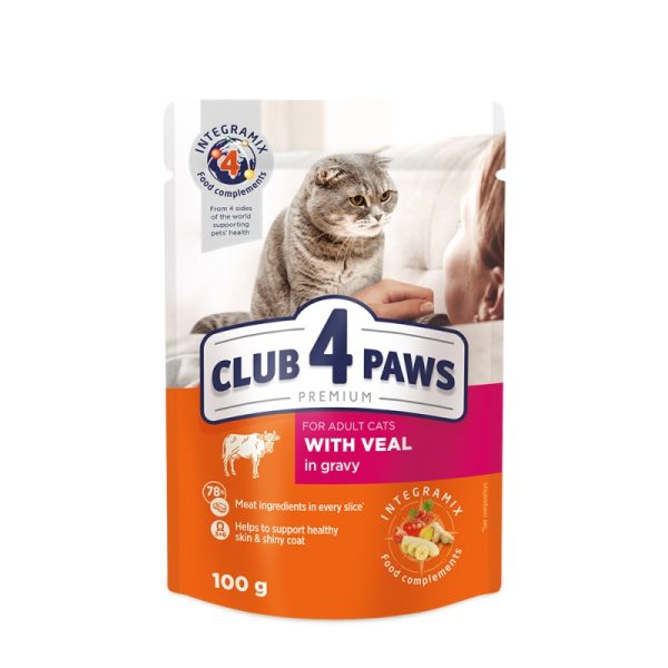 CLUB4PAWS Adult σε σάλτσα 100gr