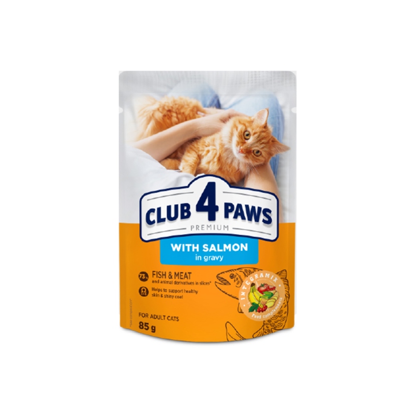 CLUB4PAWS All Breeds σε σάλτσα 85gr