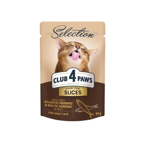 CLUB4PAWS Selection Adult σε ζελέ 80gr