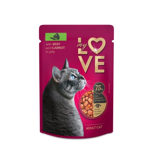 MY LOVE Cat Adult σε σάλτσα 85gr