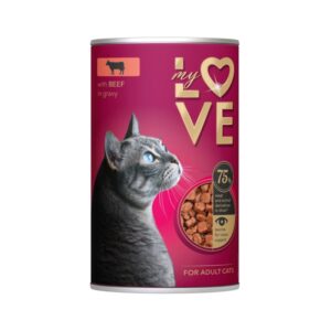 Petline's - Home 4 MY LOVE Υγρή Τροφή σε σάλτσα για ενήλικες γάτες 415gr