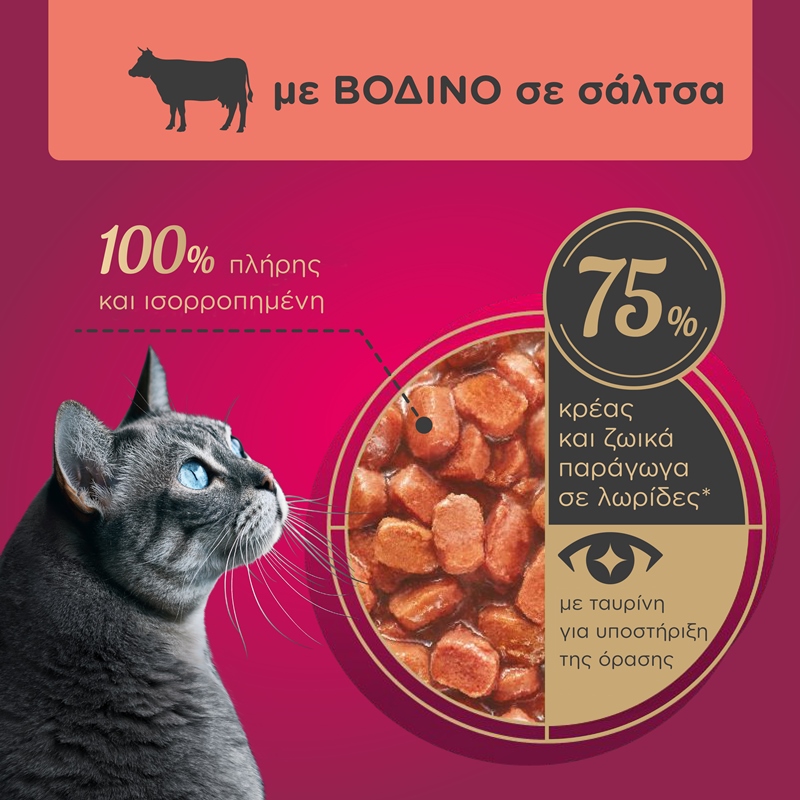 MY LOVE Multipack 4x85gr με βοδινό σε σάλτσα