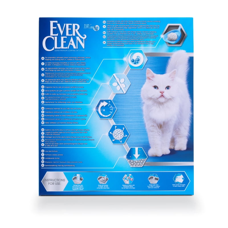 Ever Clean® Extra Strong Unscented Clumping Cat Litter - 10Lt Ever Clean® Extra Strong Unscented Clumping Cat Litter - 10Lt