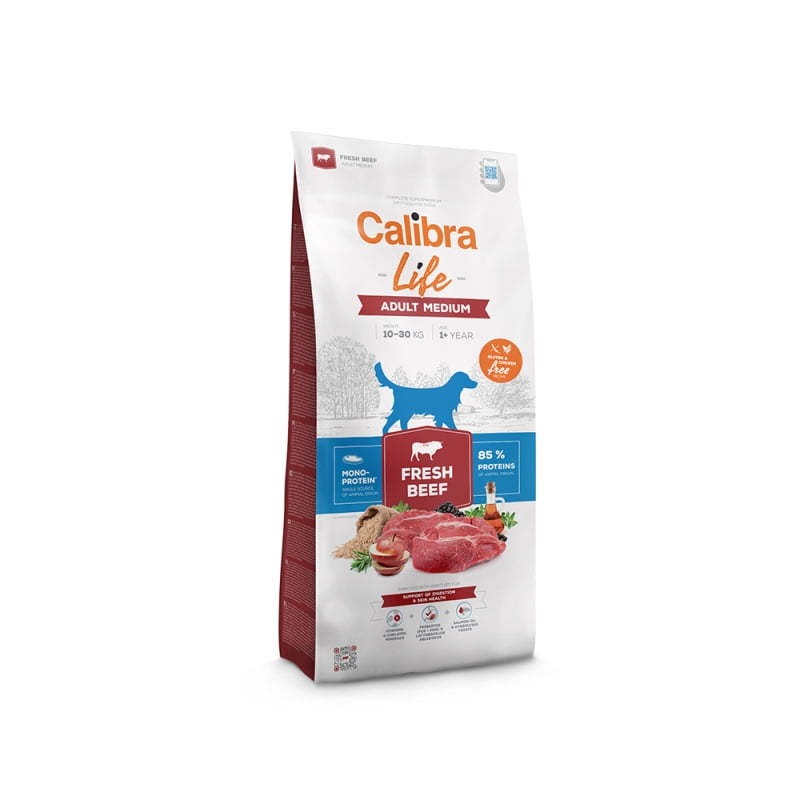 Calibra Life Beef Adult Medium Breed - 12Kg