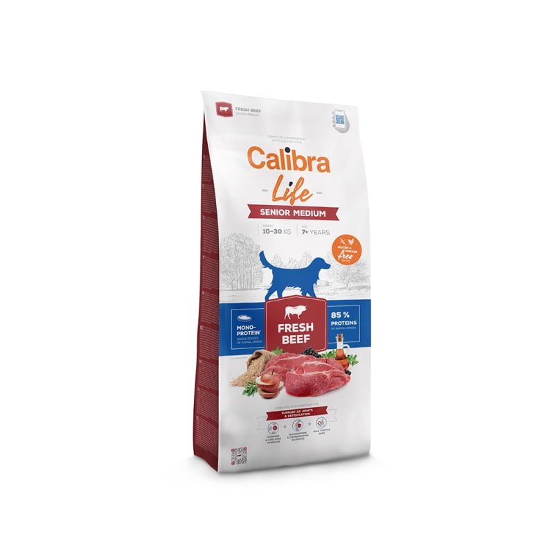Calibra Life Beef Senior Medium Breed - 12Kg