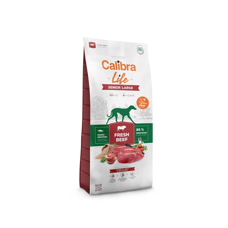 Calibra Life Beef Senior Large Breed - 12Kg