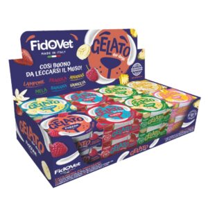 FIDOVET Display με 24 παγωτά* σε 6 γεύσεις