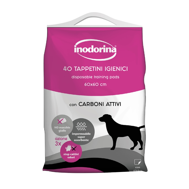 INODORINA πάνες - Με ενεργό άνθρακα - 40τμχ