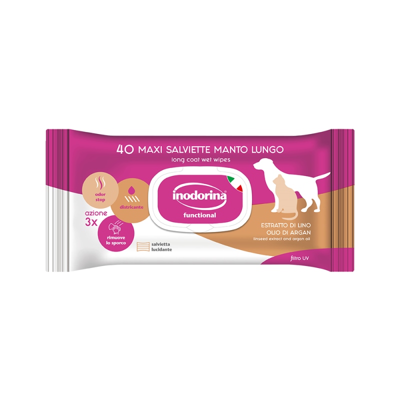 INODORINA Καθαριστικά υγρά μαντηλάκια 40τμχ Refresh Extra