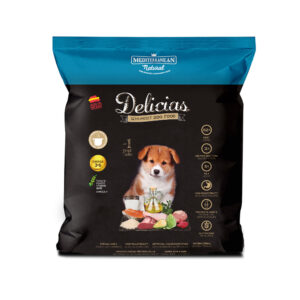 Ημίυγρη τροφή Delicias για κουτάβια 800gr