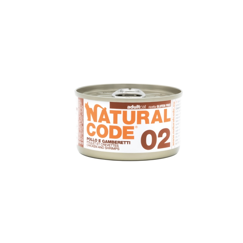 Natural Code Πατέ Adult Κοτόπουλο και Γαρίδες 85gr