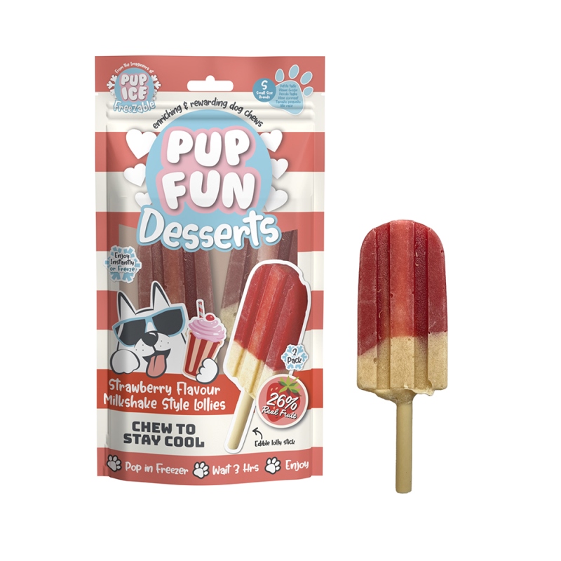 Home-n 8 Παγωτό με γεύση milkshake Φράουλα 60gr